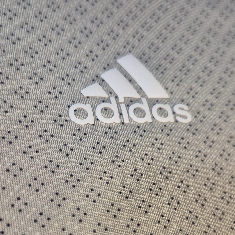 Adidas Golf DryFit Short Sleeve Polo Shirt with Geometric Pattern - Picture 6 of 16